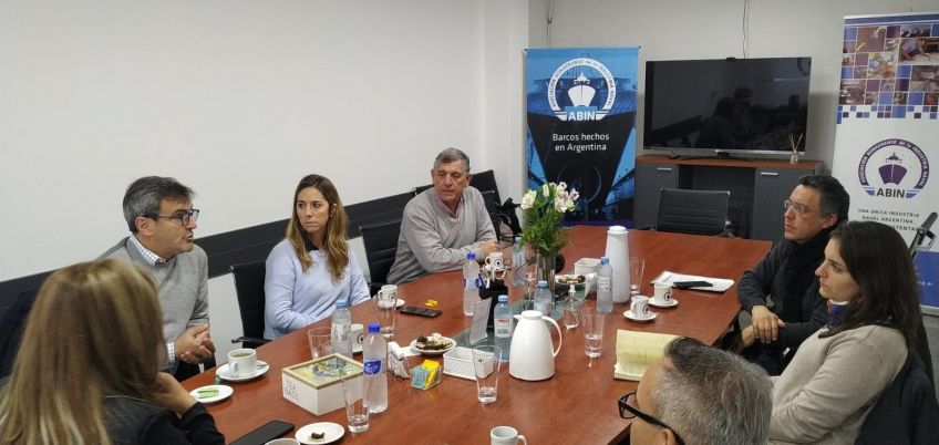 Directivos de la Unión Industrial de la Provincia de Buenos Aires visitaron la sede de ABIN