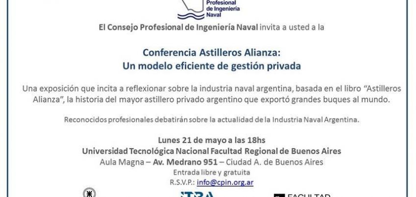 Conferencia Astillero Alianza : Un modelo eficiente de gestión privada