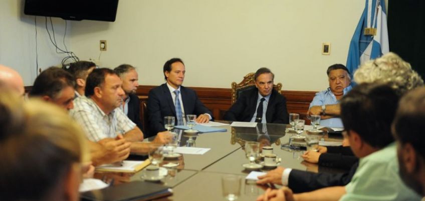 Reunión en el Senado por el veto a la ley de Industria Naval