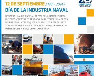 12 de septiembre - Día de la Industria Naval Argentina